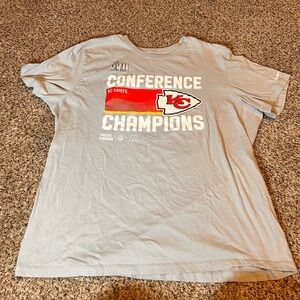Nike Kansas City Chiefs‎ Super Bowl LVII Conference Champions T Shirt XXL